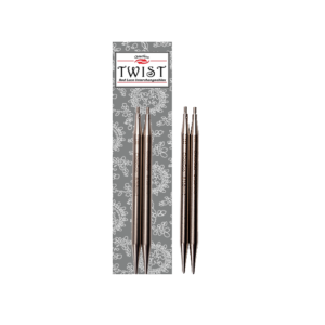 ChiaoGoo Red Lace TWIST- skrūvējamās adāmadatas (10-13 cm)