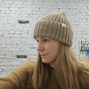 Merīnvilnas cepure ar atloku - Image 3