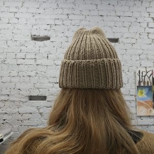 Merīnvilnas cepure ar atloku - Image 4
