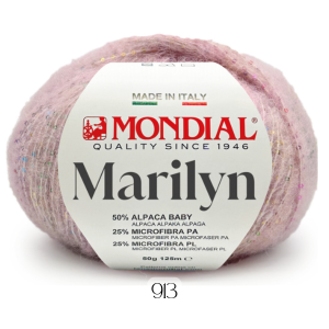 Mondial "Marilyn" dzija (Alpaks ar mirdzumiņiem) - Image 5