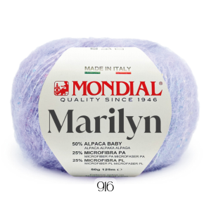 Mondial "Marilyn" dzija (Alpaks ar mirdzumiņiem) - Image 6